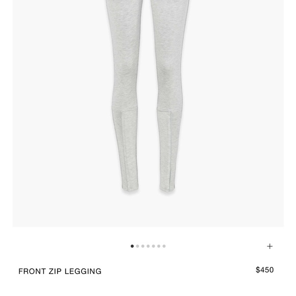 Wardrobe NYC front zip leggings - Picture 2 of 10